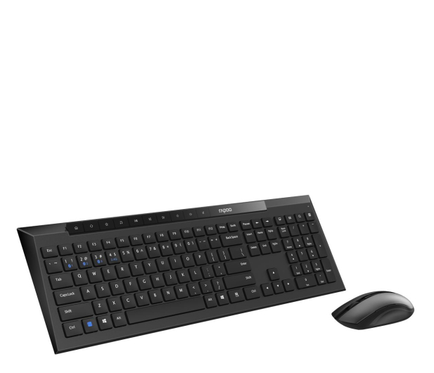 RAPOO Zestaw bezprzewododowy Multi-Mode 8210M Czarny 217460 - 1275981 - zdjęcie 2
